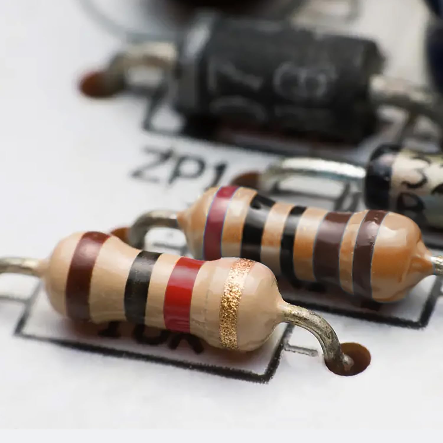 Amazon.co.jp: 抵抗器キット 炭素皮膜抵抗器 抵抗セット DIY 電子工作